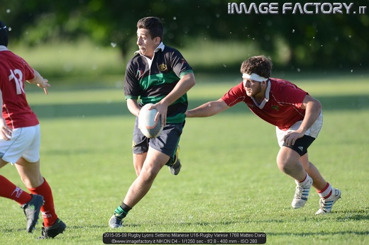 2015-05-09 Rugby Lyons Settimo Milanese U16-Rugby Varese 1768 Matteo Dario
